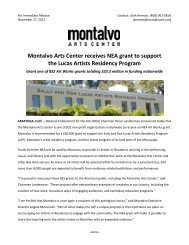 Montalvo Arts Center receives NEA grant to support the Lucas Artists ...