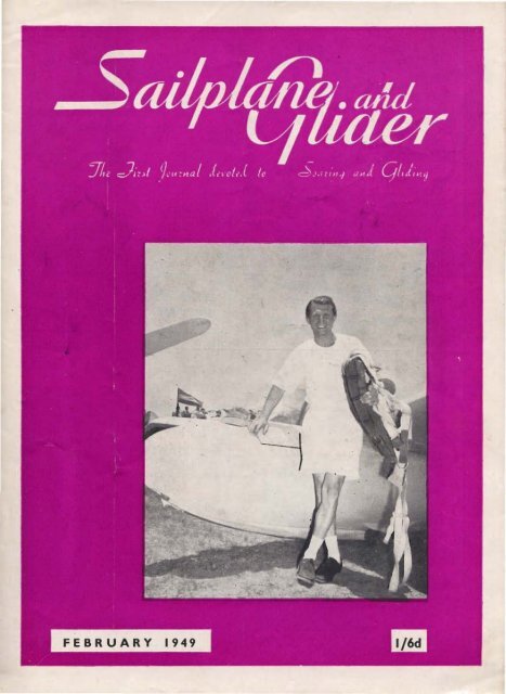 Sailplane & Glider 1949 - Lakes Gliding Club