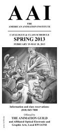 AAI catalogue, spring 2013 - Animation Guild