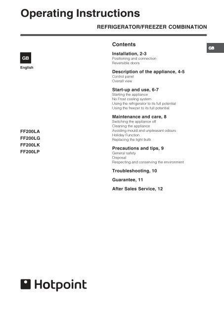 32+ Hotpoint fridge number setting information