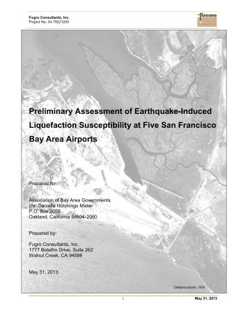 Airport Liquefaction Susceptibility Analysis Report - ABAG ...