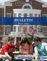 Complete RSU Undergraduate Bulletin - Rogers State University