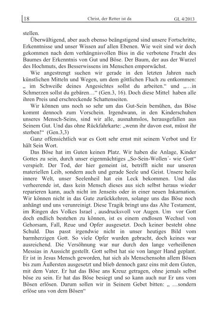 GL 4/2013 - der Lorber-Gesellschaft eV