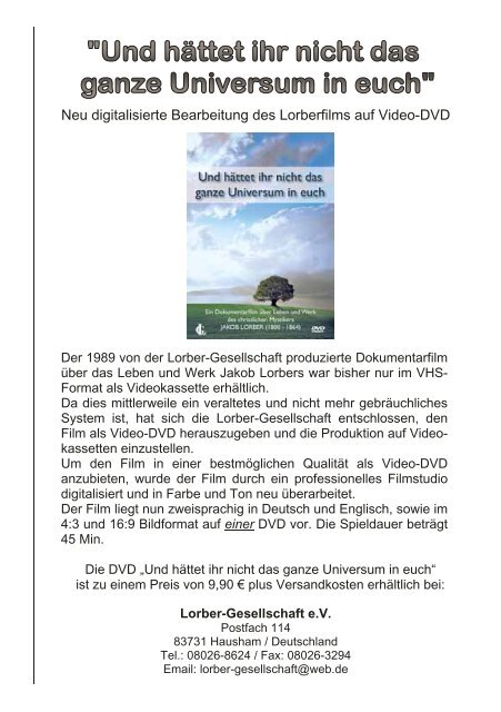 GL 4/2013 - der Lorber-Gesellschaft eV