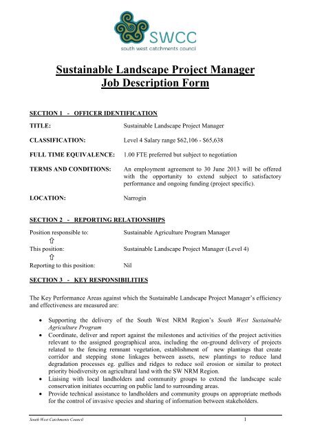 Sustainable Landscape Project Manager, What Are The Positions In Landscaping