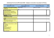 Assessment Form for the EPA Award 2009 â Category 4- Innovation ...