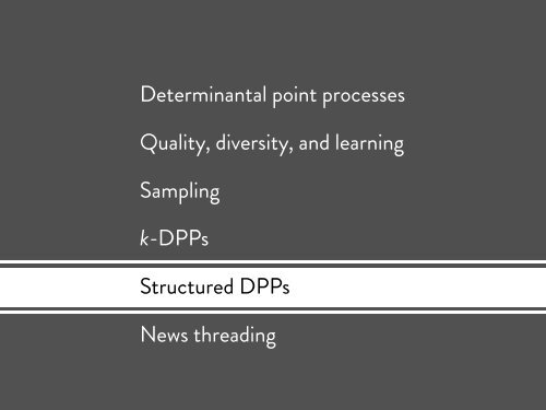 Geometry of Diversity and Determinantal Point Processes ...