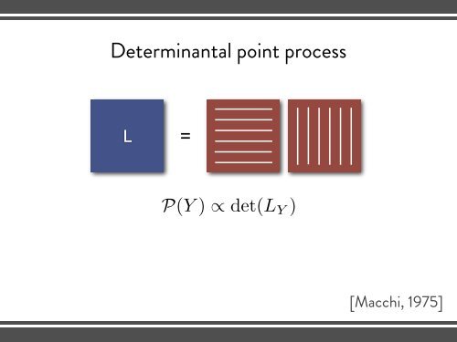 Geometry of Diversity and Determinantal Point Processes ...