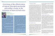 A revision of the effectiveness of topical Mucopolysaccharide ...