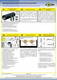 Montageanleitung Unvernetzte Abschrumpfmuffe - isoplus ...