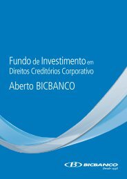 Agosto 2012 Material Publicitário FIDC Crédito ... - bicbanco