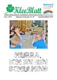 KleeBlatt Schülerzeitung Johannes-Landenberger-Förderzentrum ...