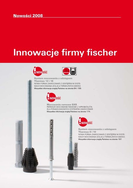 Katalog gÃ…Â‚ÃƒÂ³wny 2008 - fischer