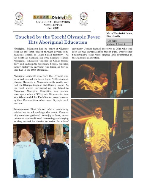 Touched by the Torch! Olympic Fever Hits Aboriginal Education display picture 1