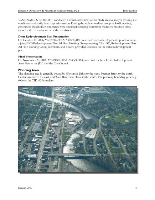 Downtown & Riverfront Redevelopment Plan - City of Jefferson