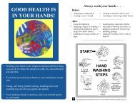 Children's Handwashing Chart and Rules - Georgia Department of ...