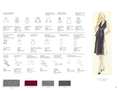 EILEEN FISHER Resort 2010-2011 Seasonal Planner