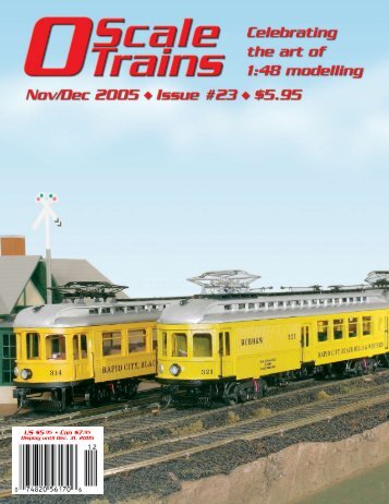 US $5.95 • Can $7.95 - O scale trains