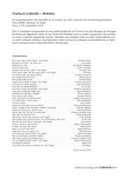 Chorbuch Gotteslob – Motetten - Carus-Verlag