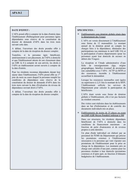 RECUEIL DES ACTES ADMINISTRATIFS - Vosges