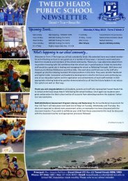 Term 2 / Week 2 06.05.13 - Tweed Heads Public School