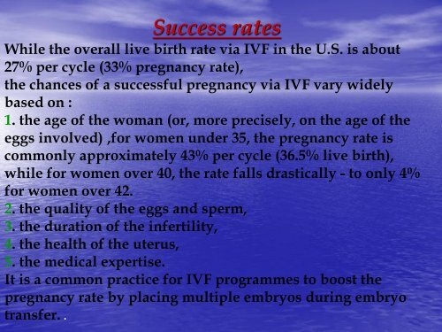 In vitro fertilisation supervised by Dr.Ali Alhussaini Dr. Sausan Talib