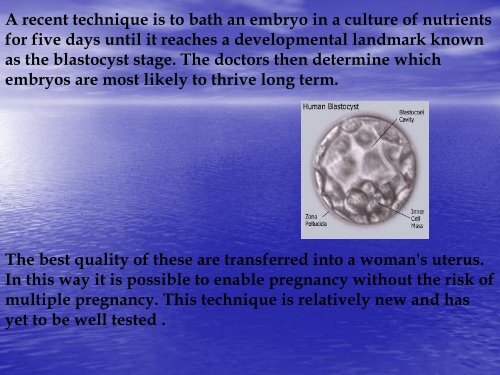 In vitro fertilisation supervised by Dr.Ali Alhussaini Dr. Sausan Talib