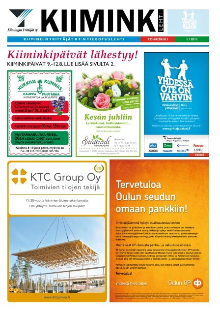 kiiminki - PudasjÃ¤rvi-lehti ja VKK-Media Oy