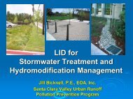 LID for Stormwater Treatment and Hydromodification Management