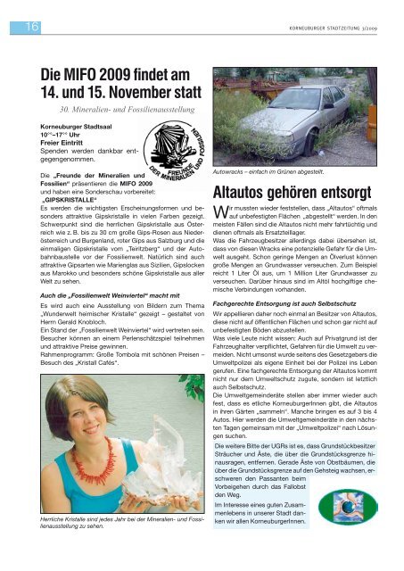 Stadtzeitung 3/2009 - Korneuburg