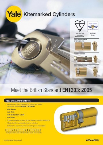 Meet the British Standard EN1303: 2005 - Yale UK
