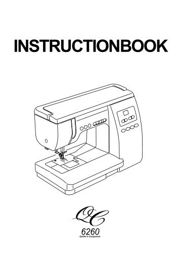 instruction book - Janome