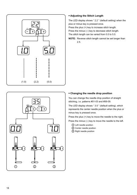 instruction book - Janome