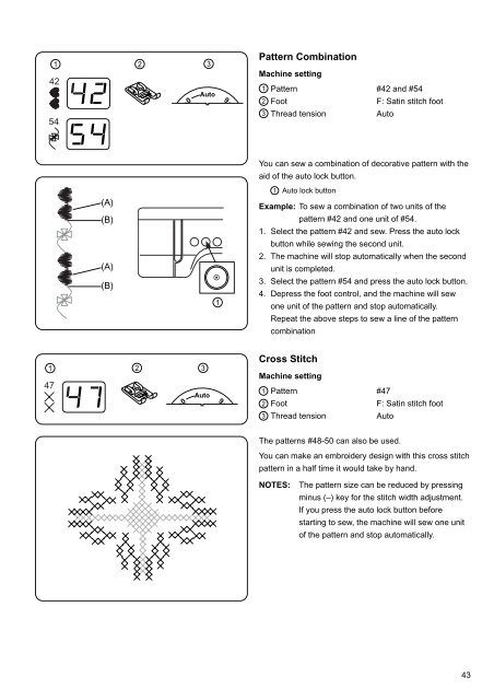 instruction book - Janome