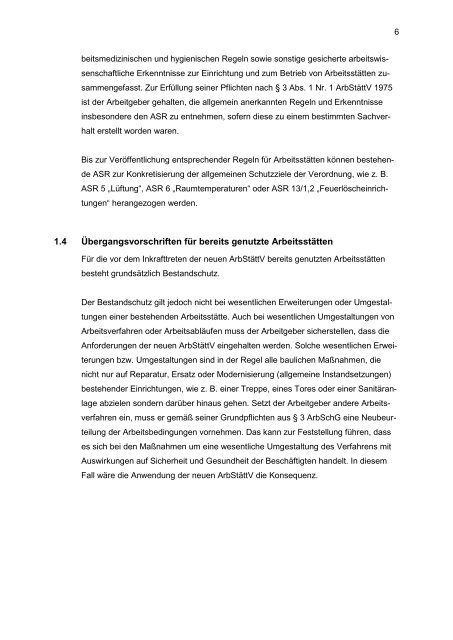 Handlungshilfe - ArbeitsstÃ¤ttenverordnung - Unfallkasse Freie ...