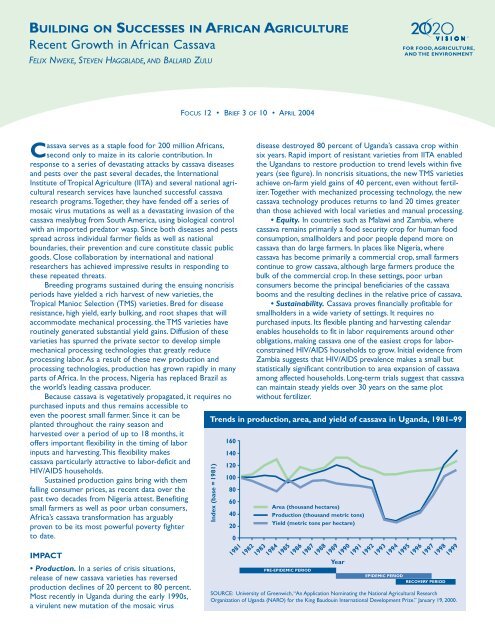 Recent Growth in African Cassava - International Food Policy ...