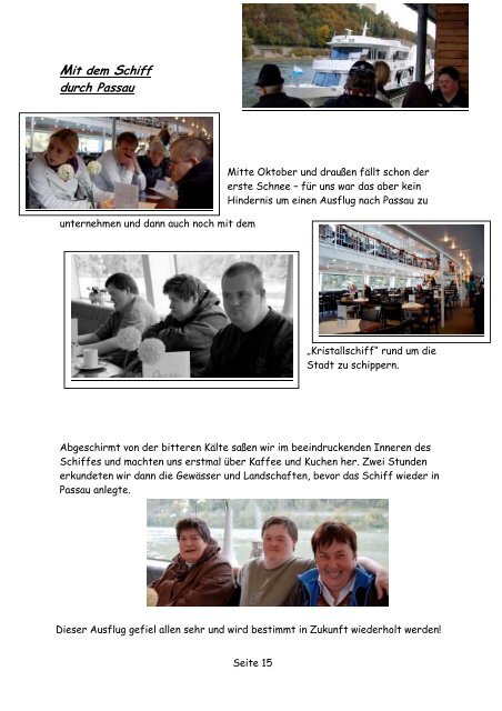 Heimpost Ausgabe 8-2009 - Lebenshilfe Grafenau