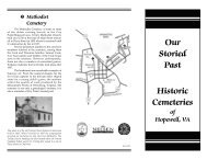 Historic Cemeteries.qxd - the City of Hopewell Virginia