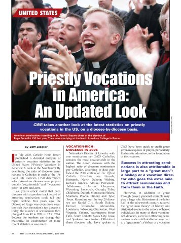 Priestly Vocations in America: An Updated Look - Ignatius Press