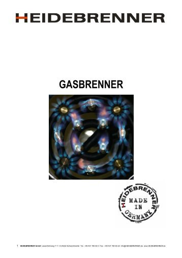 GASBRENNER - HEIDEBRENNER GmbH