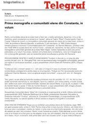 Prima monografie a comunitatii elene din Constanta, in ... - Telegraf