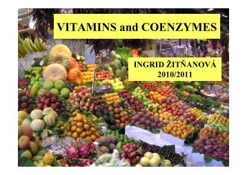VITAMINS and COENZYMES