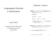 Linguagens Formais e AutÃ³matos - Departamento de InformÃ¡tica ...