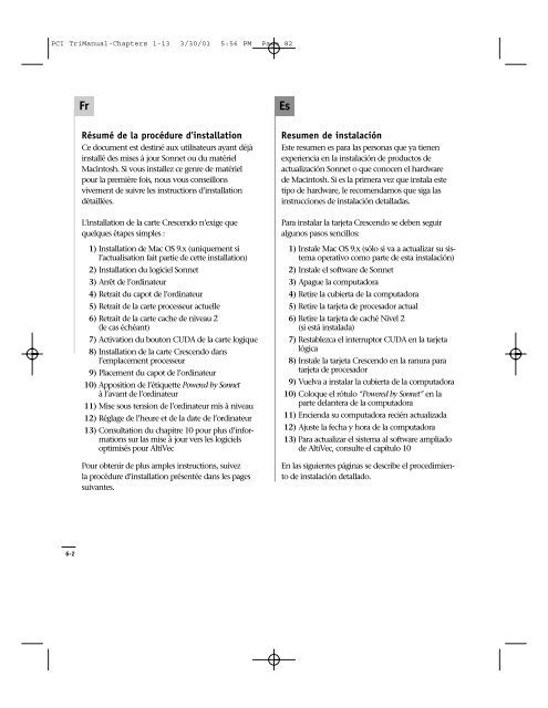 PCI TriManual-Intro - Sonnet Technologies