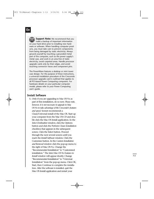 PCI TriManual-Intro - Sonnet Technologies