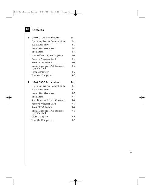 PCI TriManual-Intro - Sonnet Technologies