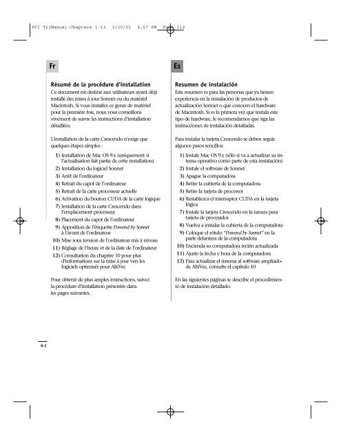 PCI TriManual-Intro - Sonnet Technologies