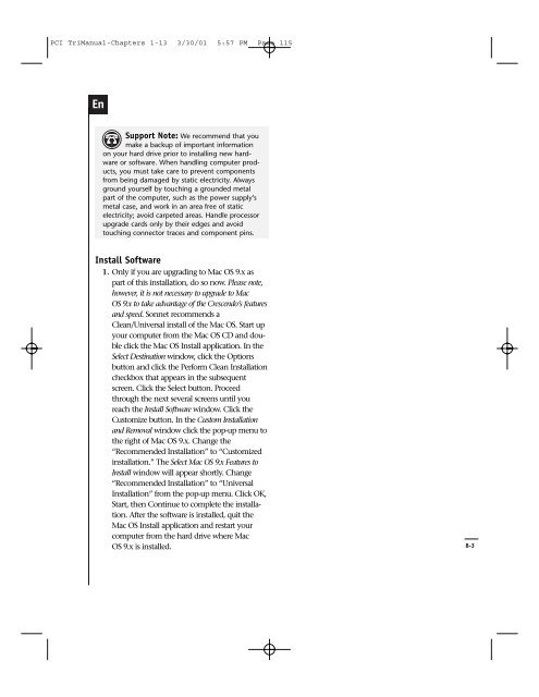 PCI TriManual-Intro - Sonnet Technologies