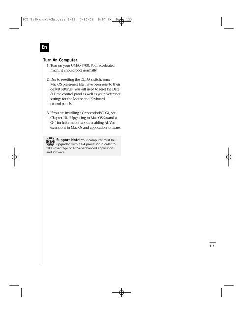 PCI TriManual-Intro - Sonnet Technologies