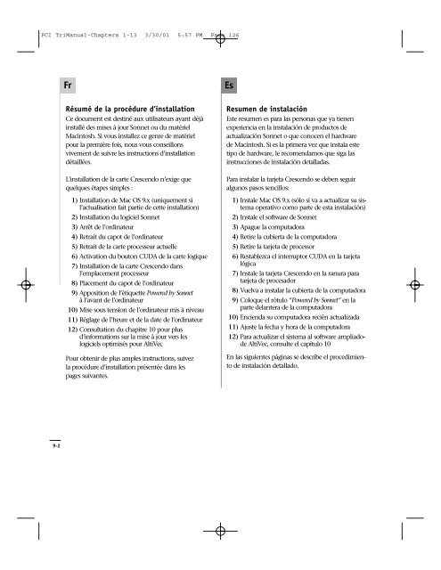 PCI TriManual-Intro - Sonnet Technologies